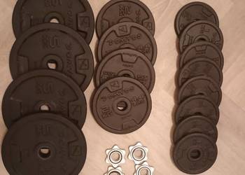 Ławeczka regulowana i hantle 2x 20kg