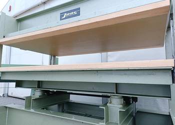 Prasa hydrauliczna półkowa JOOS HP 90 do forniru półki złote ELKON