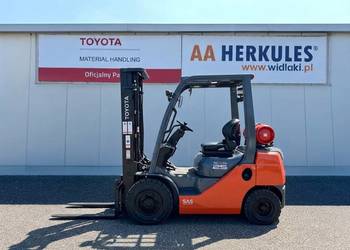 Spalinowy wózek widłowy LPG Toyota Tonero 02-8FGF25 | NOWY 2026