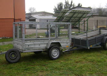 Przyczepka przyczepa zarejestrowana 210x120 z kratą