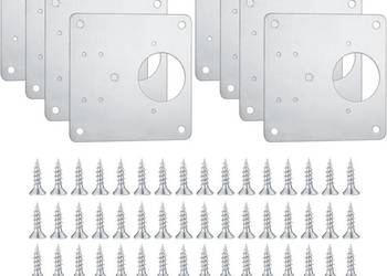 Uchwyty naprawcze zawiasów, płytka naprawcza zawiasów szafek zawiasy 8 szt.