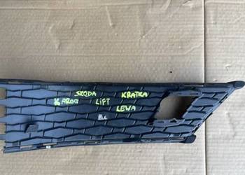 SKODA KAROQ LIFT ATRAPA KRATKA ZDERZAKA LEWY PRZÓD 57A807367A