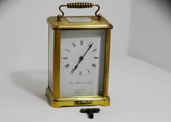 Zegar kominkowy typu kareciak – Aug. Schatz & Söhne (Made in West Germany)