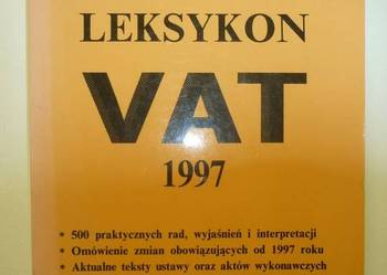 LEKSYKON VAT 1997 - ZUBRZYCKI JANUSZ