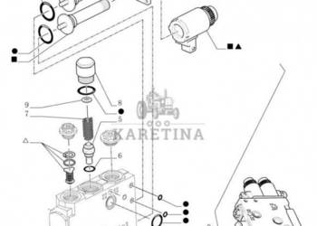 New Holland T6010 T6070 Regen zawor hydr hyd valve 84175671R