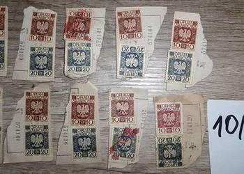 Opłata skarbowa - znaczki "10 zł / 20 zł " - wycinki 20 szt