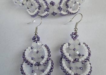 Damskie kolczyki z bransoletka- 19 cm