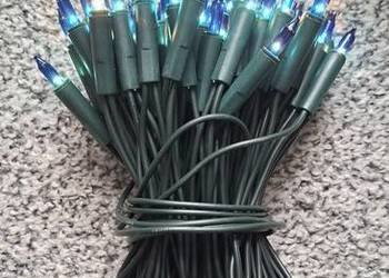 Lampki choinkowe 100 LED niebieskie