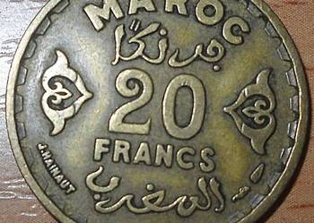 MAROKO-20 FRANCS-(1371)