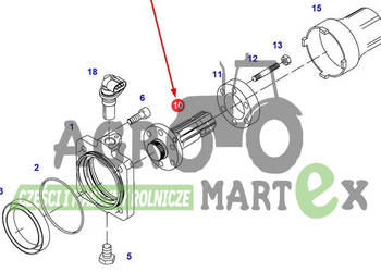 926150220031, 926150220031, 926150220030 WAŁEK PTO 1 3/8 - 6 FREZÓW AGCO