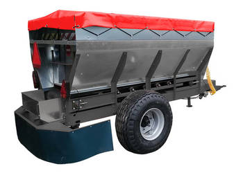 SOLARKA PIASKARKA 3,5 t AKCJA ZIMA Posypywarka WOM OCYNK Rozsiewacz Nawozu