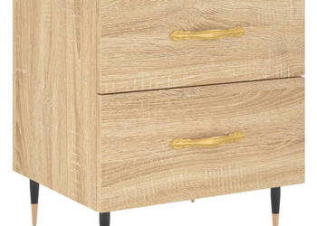Szafka nocna dąb sonoma 40x35x475 cm materiał drewnopochodny WM-827266