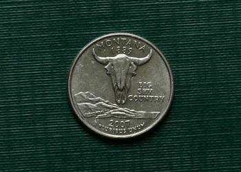 USA - ¼ dolara, 2007r Ćwierćdolarówka - Montana
