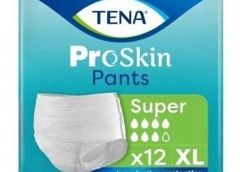 TENA Super XL Majtki chłonne, pieluchomajtki dla dorosłych 12 szt. ProSkin