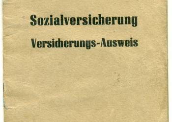 Sozialversicherung Versidherungs Ausweis