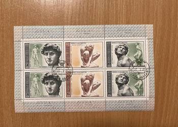 arkusz znaczków pocztowych ZSRR z 1975 roku