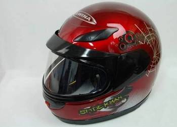 N75 Prezent kask dziecięcy Spiderman z wzorem - 3 kolory