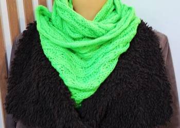 Szalo komin neon seledyn