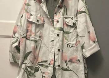 Katana/ kurtka koszulowa/narzutka bawełniana włoska rosa99 plus size nowa