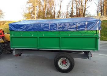 Przyczepa wywrotka 3 strony jednoosiowa 6 t