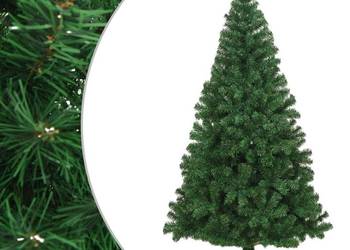 vidaXL Sztuczna choinka o grubych gałązkach, zielona, 180 cm(SKU:321035)