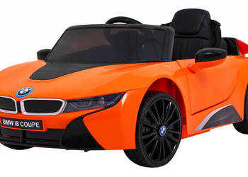 Auto samochód na akumulator BMW I8 Lift sportowe jeździk autko RC pomarańcz