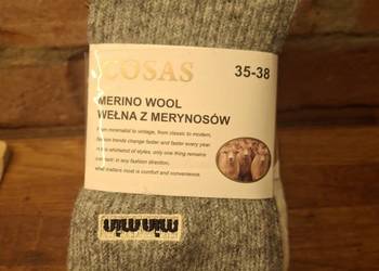 Skarpety z Merynosów. 4 pack.35-38 Minmin