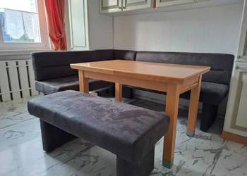 Narożnik kuchenny ze stołem Zestaw do jadalni stół rozkładany ławka