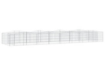 Łukowaty kosz gabionowy 600x100x50 cm galwanizowane żelazo WM-153552