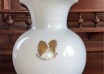 Wazon. Z głową spaniela Papillon.