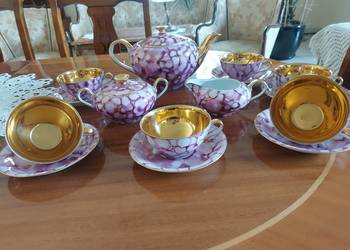Komplet porcelanowy kawowy Wawel Julita lata 70