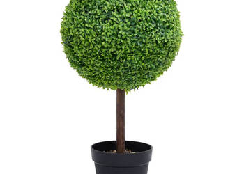 Sztuczny bukszpan w formie kul w doniczce zielony 50 cm WM-336509