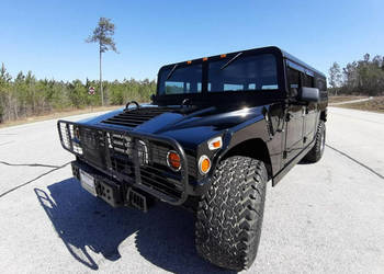 Hummer H1 Special Edition 350v8 Black Humvee 4x4 Jedyny taki H1 skóra klim…