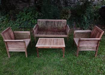 Meble ogrodowe Hanoi Acacia Line / naturalne drewno akacjowe