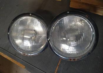 Mercedes 190 SL przednie lampy reflektory Hella po regeneracji