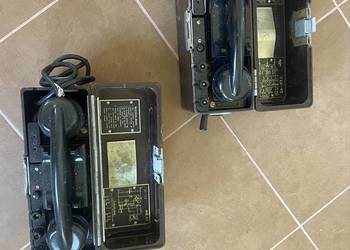 2 telefony polowe TAJ-43 i MB-66 sprawne.