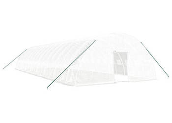 Szklarnia ze stalową ramą biała 96 m² 16x6x285 m WM-3188122