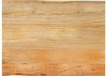 Blat stołu 80x60x25 cm naturalna krawędź lite drewno mango WM-370716