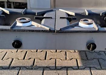 TABORET GAZOWY - PODWÓJNY - ŻELIWO - 18KW - STALGAST - M.1233.N