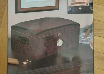 Humidor na cygara+humidor podróżny+etui skórzane+popielniczka