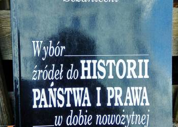 Wybór źródeł do historii państwa u prawa Sczaniecki książki
