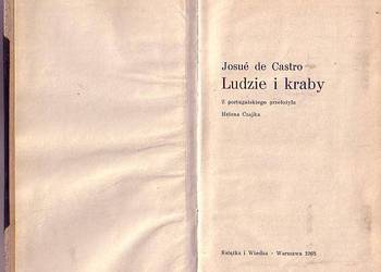 (8450) LUDZIE I KRABY – JOSUE DE CASTRO