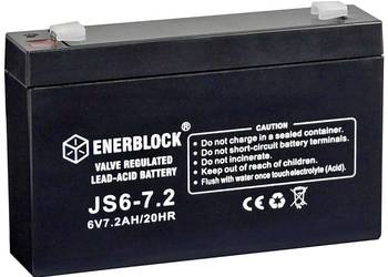 Akumulator 6V 7.2Ah ENERBLOCK AGM JS6-7.2