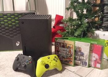 Konsola Xbox series X 1TB 2 kontrolery, gry  Super stan idealny prezent
