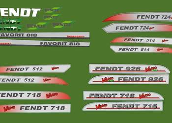 Naklejki fendt różne modele super mocne pytaj o swój model
