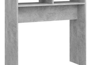 Stolik konsolowy szarość betonu 78x30x80 cm WM-808300