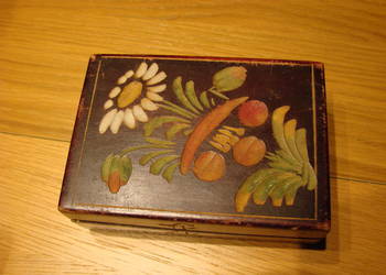 Szklarska Poręba 1956 stare drewniane pudełko