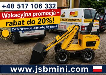 MINI ŁADOWARKA KOŁOWA Z PROSTYM RAMIENIEM MS-L113FS JSB - PL