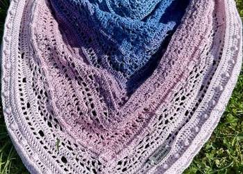 Bawełniana chusta ręcznie robiona