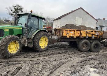Przyczepa tandem na resorach  skorupa rok 2002